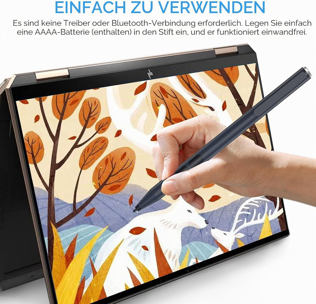 ANYQOO MPP Stylus Pen 1.51 mit 1024 Druckempfindlichkeit, Palm Rejection, AAAA-Batterie, Lange Akkul