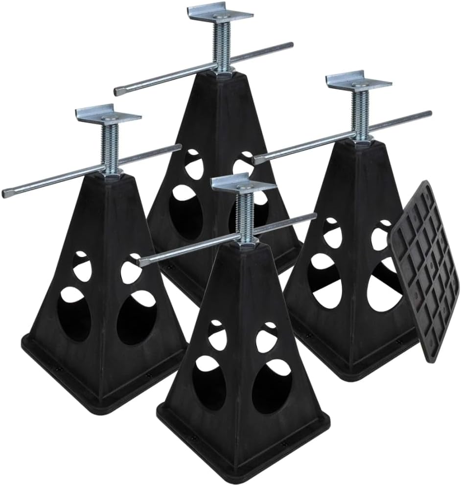 ProPlus Stützböcke Set 4er für Anhänger und Wohnwagen je 750kg ges. 3000kg.