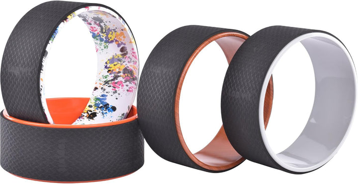 Yoga Wheel - yoga.wheel zur Verbesserung der Beweglichkeit und der Flexibilität Multicolored, Multic