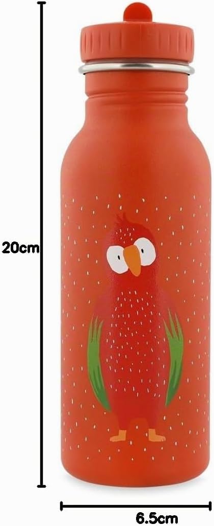 Trixie Trinkflasche Kinder 500ml, Wasserflasche Kindergarten, auslaufsicher | Kinderflasche für Jung