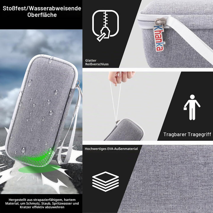 Khanka Hartschalenhülle kompatibel mit Sonos Roam 2 / Sonos Roam/Sonos Roam SL, tragbarer, wasserdic