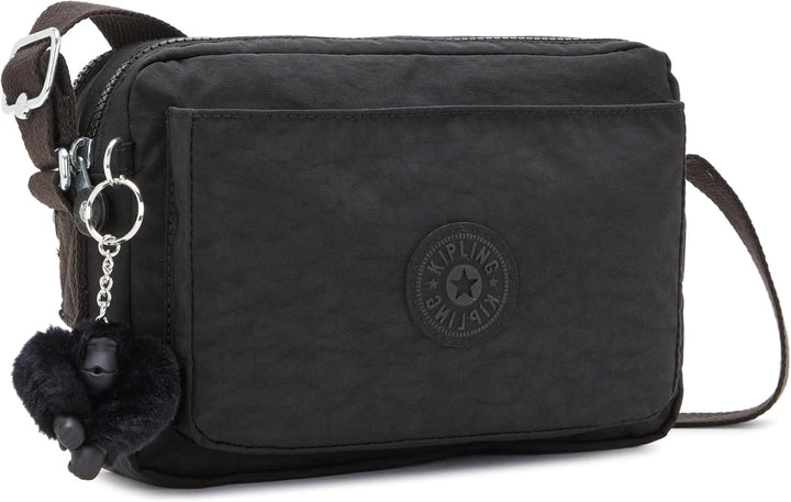 Kipling Damen Abanu M Tasche, Black Schwarz, 24x17x9 cm (B x H T) EU Black Noir, Black Noir