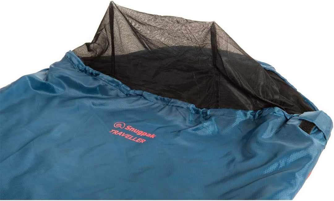 Snugpak Travelpak 1 Schlafsack für den Aussenbereich, integriertes Moskitonetz, antibakteriell Einhe