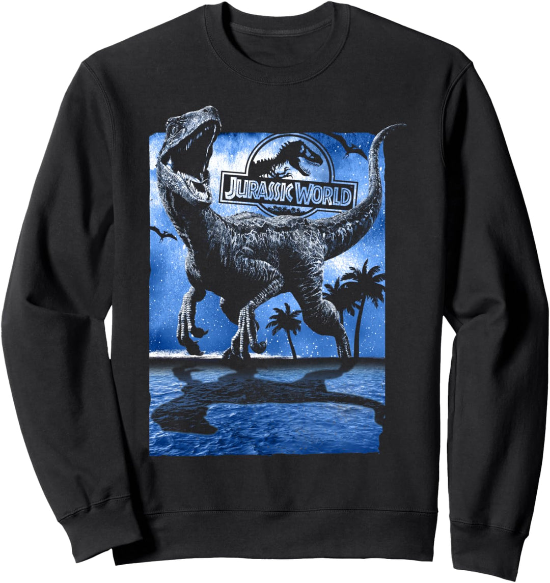Jurassic World Raptor Mondschein-Logo Sweatshirt
