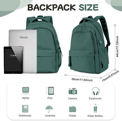 WEPLAN Schulrucksack Mädchen Jungen Rucksack Schule Teenager,Wasserdicht Rucksack School Bag,Schulra