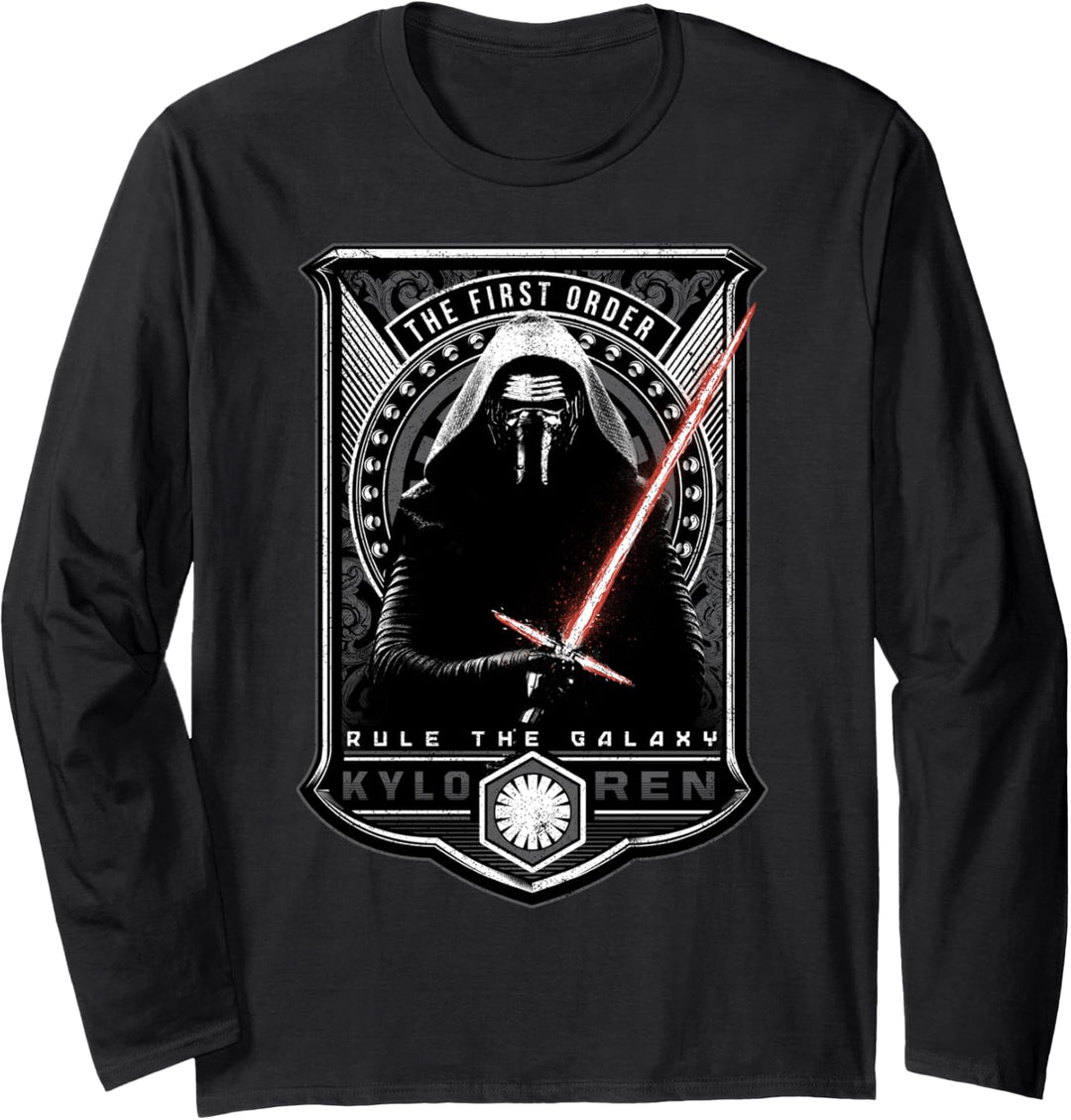 Star Wars Galaxy Order Kylo Ren Poster Langarmshirt