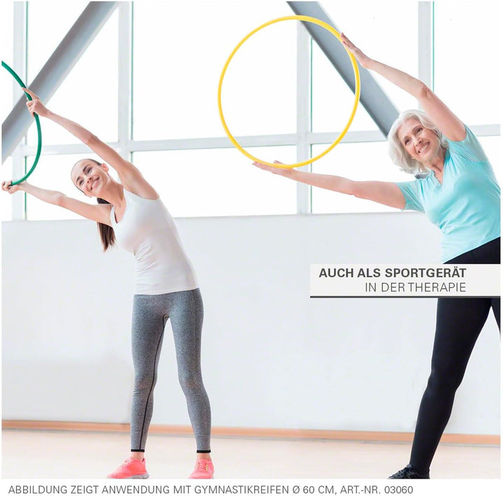 Gymnastikreifen aus Kunststoff, Set 4X, Fitnessreifen, Trainingsreifen, Turnreifen Grün, Grün