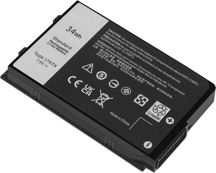 ARyee J7HTX Akku kompatibel mit Dell Latitude 7202 7212 Rugged Extreme Tablet Serie, Ersatz für J7HT