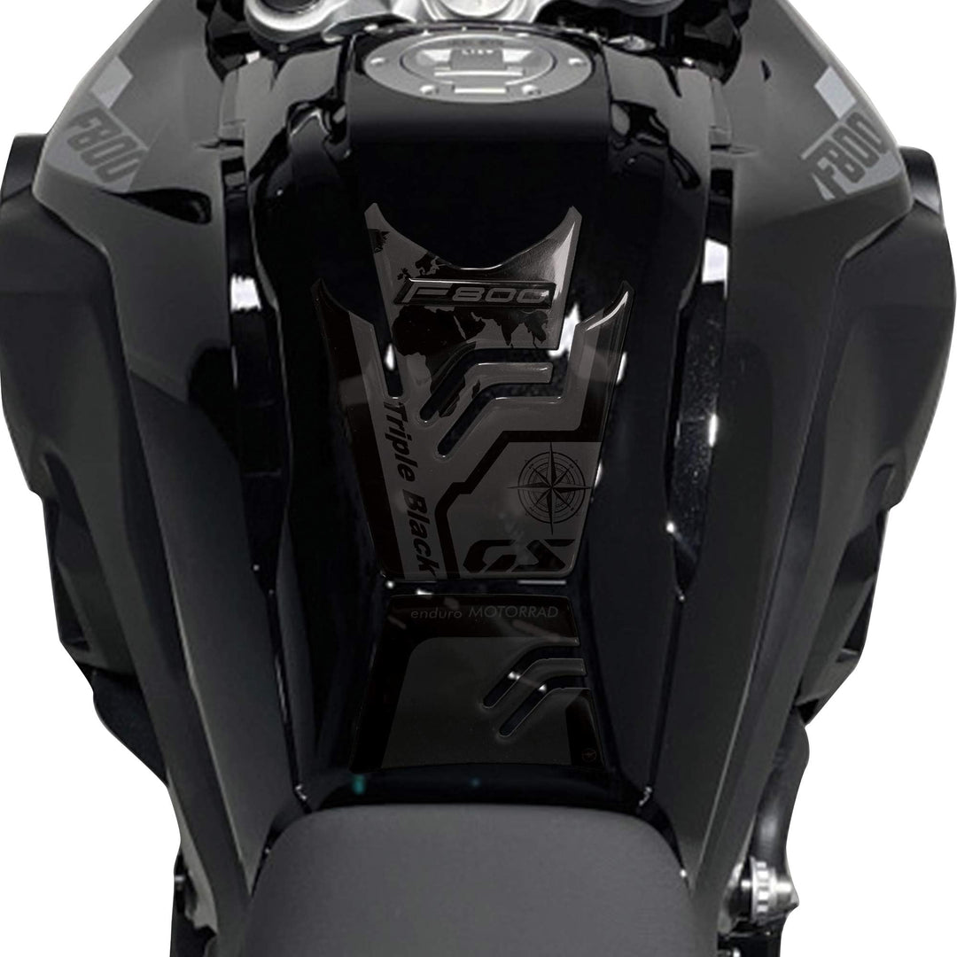 LABELBIKE 3D Aufkleber Motorrad Tankpad kompatibel mit BMW | F800 GS 2024, Harzschutz, Kratzfestigke