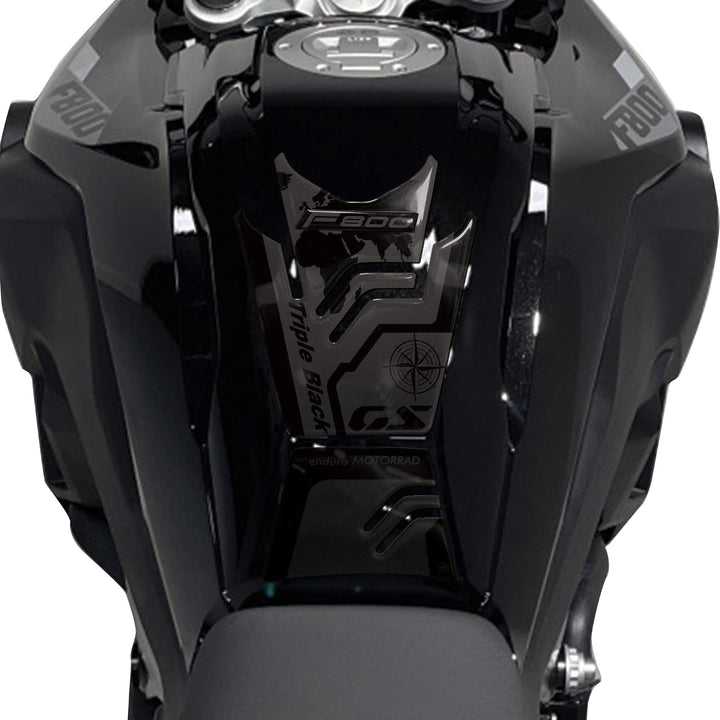 LABELBIKE 3D Aufkleber Motorrad Tankpad kompatibel mit BMW | F800 GS 2024, Harzschutz, Kratzfestigke