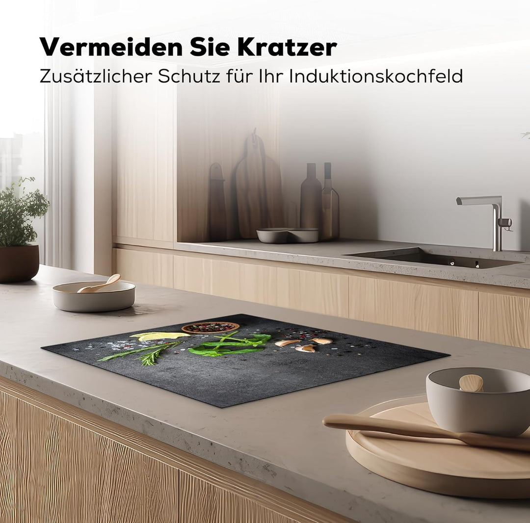KitchenYeah© Herdabdeckplatte Einteilig Ceranfeld Abdeckplatte für Induktionsschutz Ceranfeldabdecku
