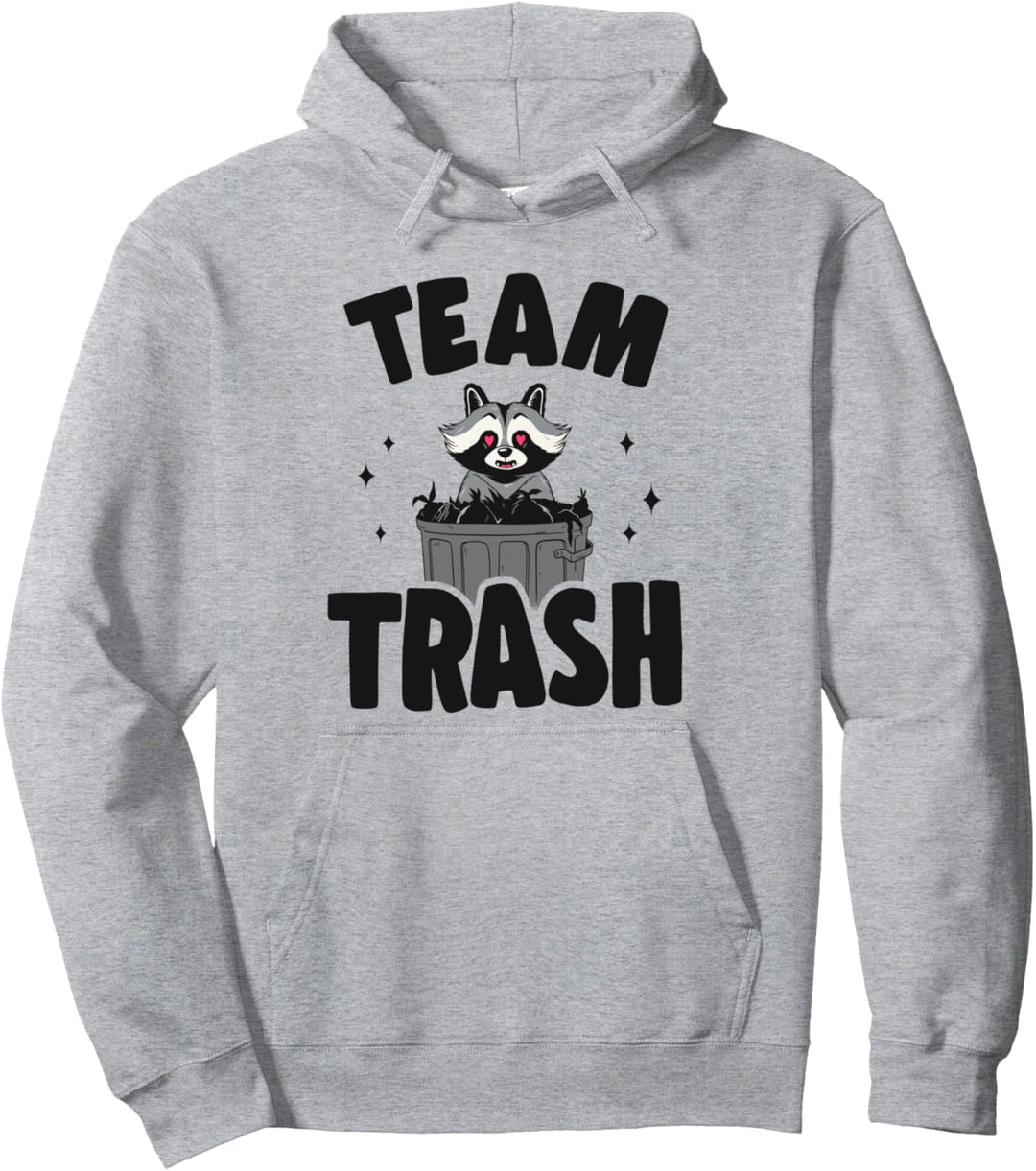 Team Trash Waschbär Pullover Hoodie