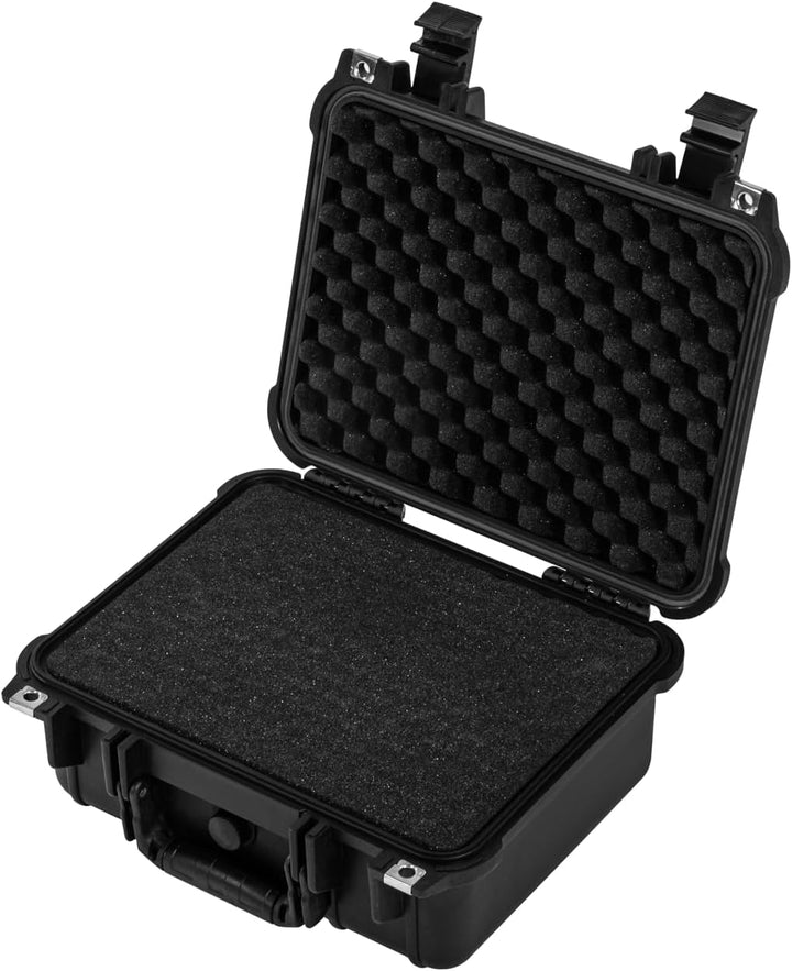 Electronicx Outdoor-Fotokoffer | Wasserdichter Transportkoffer mit Rasterschaumstoff | Stossfest, St
