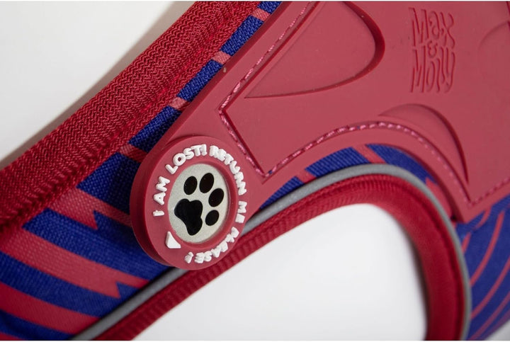 Max & Molly Hundegeschirr FC Barcelona/L als Air Vest Geschirr, Step-In Geschirr, für Hunde, mit Got