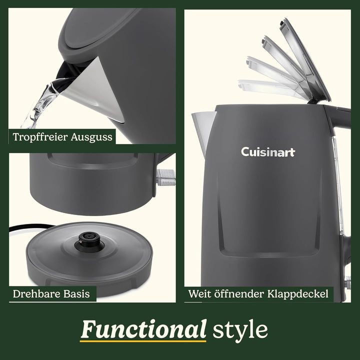 Cuisinart Core Collection Wasserkocher | 1,5 L Doppelwandig | BPA-frei | Schnellkochfunktion | Edels