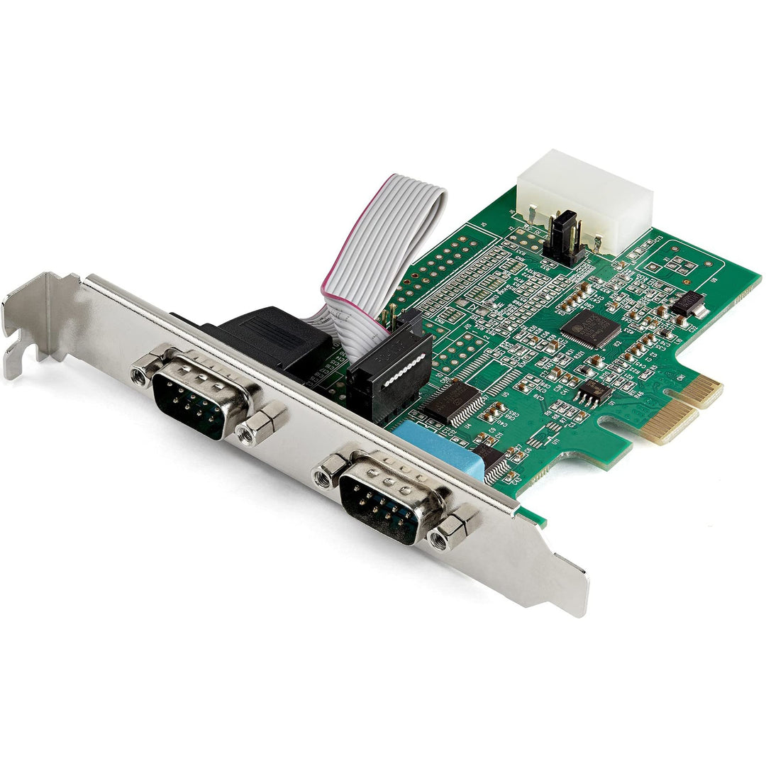 StarTech.com PCI Express serielle Schnittstellenkarte (2 port, RS232, 16950 UART, 256-Byte-FIFO-Cach