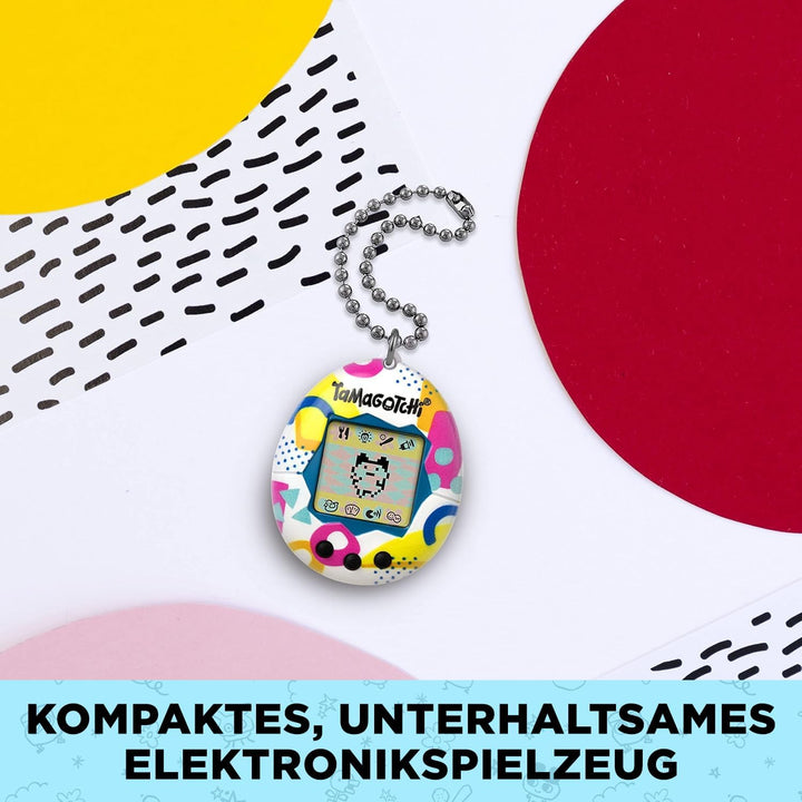 Bandai - Tamagotchi - Original Tamagotchi - Memphis Style - Elektronisches virtuelles Tier mit Farbd