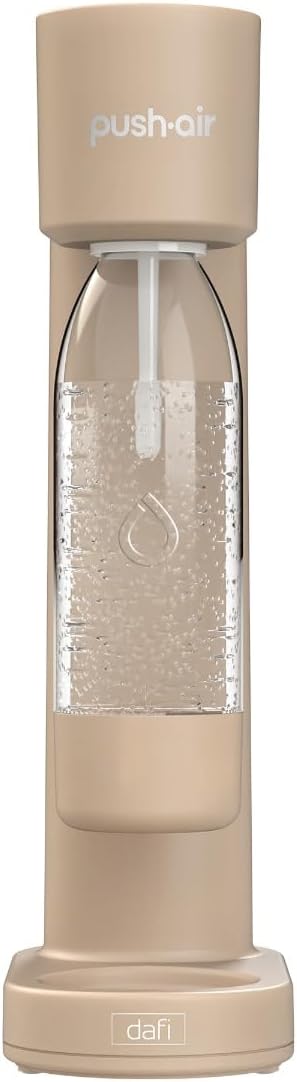 Dafi PUSHAIR Wassersäule Cappuccino + CO2 Kartusche + 0,7 Flasche