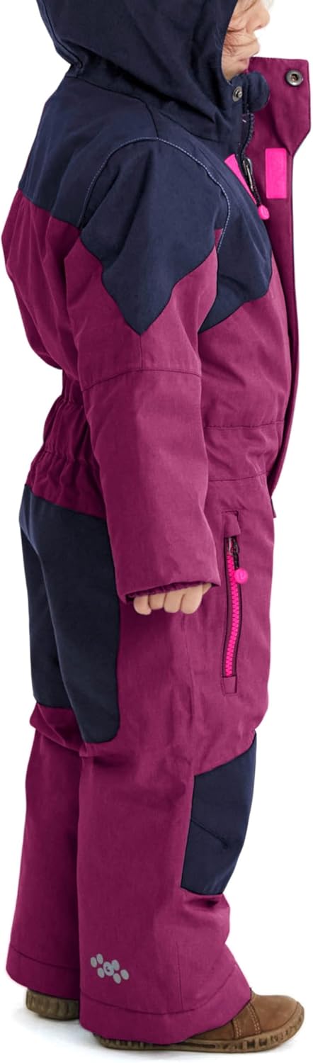 Killtec Unisex Kinder Kesley Mini Skioverall/Schneeanzug Mit Kapuze 86-92 pflaume, 86-92 pflaume