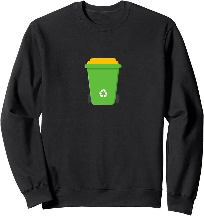 Recycling-Mülleimer Sweatshirt