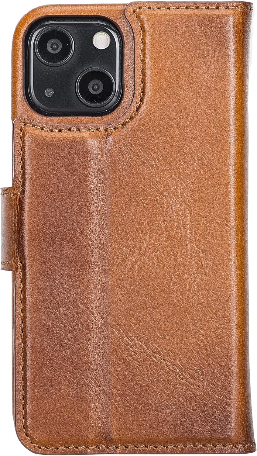 Solo Pelle Lederhülle kompatibel für iPhone 13 Mini in 5.4 Zoll abnehmbare Hülle (2in1) inkl. Karten