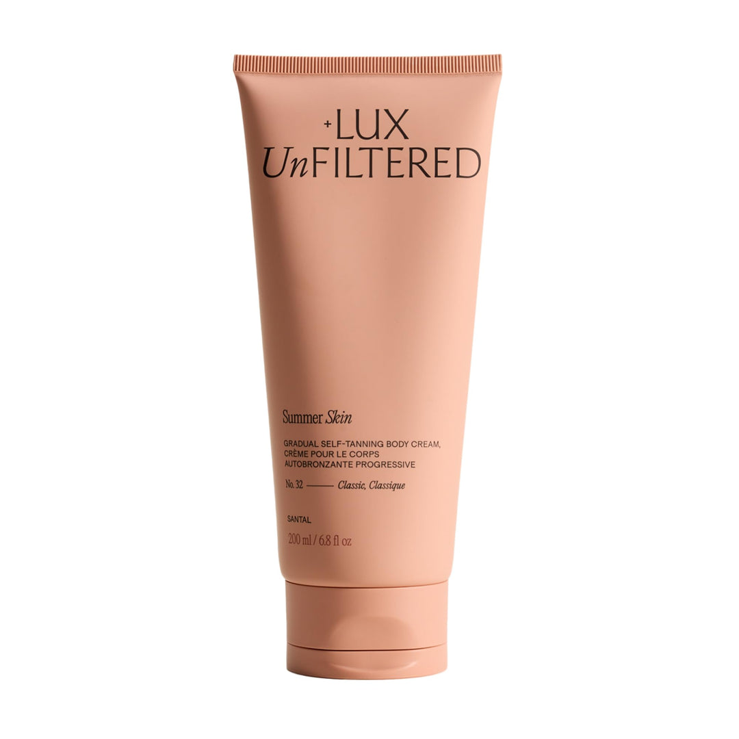 + Lux Unfiltered Santal N°32 Graduell feuchtigkeitsspendender Selbstbräuner – Selbstbräunungslotion