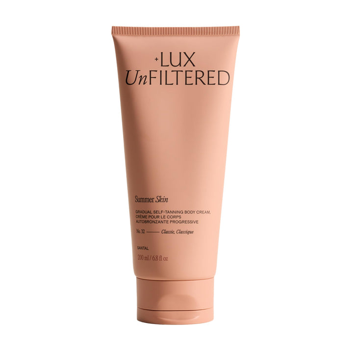 + Lux Unfiltered Santal N°32 Graduell feuchtigkeitsspendender Selbstbräuner – Selbstbräunungslotion