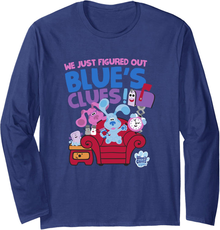 Blue's Clues & You Group Shot Just Figured Out Blue's Clues Langarmshirt