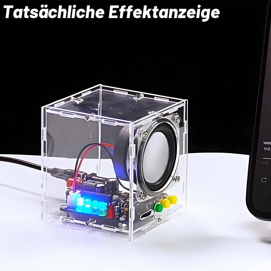 DIY Elektronik Lautsprecher Löten Bausatz Bluetooth Kit, HT6872 3W Mini Audio Verstärker Musik Stere