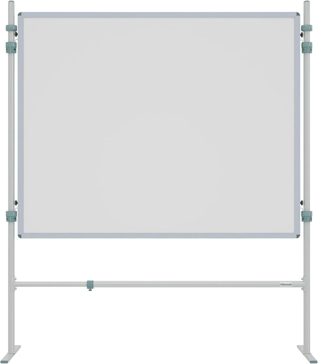 Betzold - Trennwand-Tafel Whiteboard mit 2 Stativen - Einhängetafel Memo-Board Legierter Stahl, Legi
