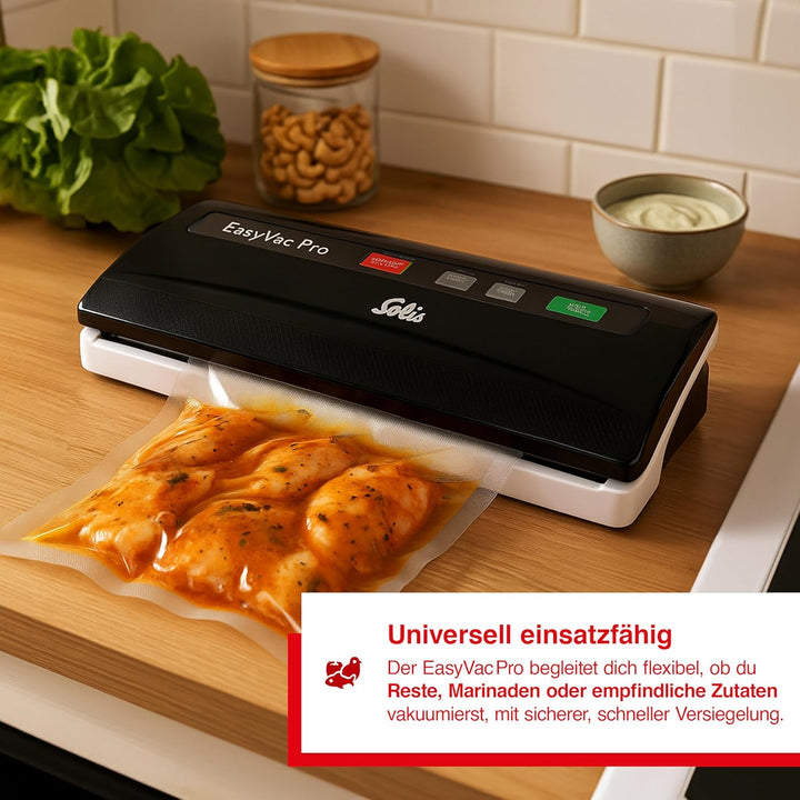 Solis Vac Pro 569 Vakuumiergerät - Folienschweissgerät für Lebensmittel - Vakumierergerät für trocke