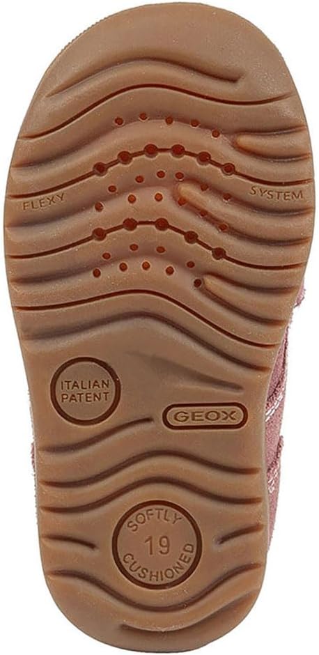 Geox Baby - Mädchen B Macchia Girl CSneaker 18 EU Rose, 18 EU Rose