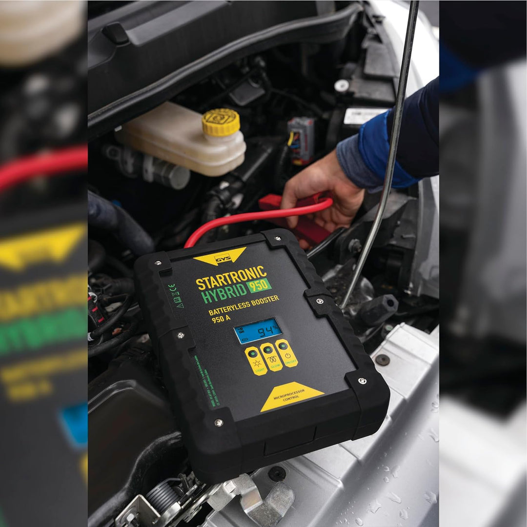 GYS Startronic Hybrid 950 Superkondensator-Booster 12 V – Lieferung mit Kabel und Zigarettenanzünder