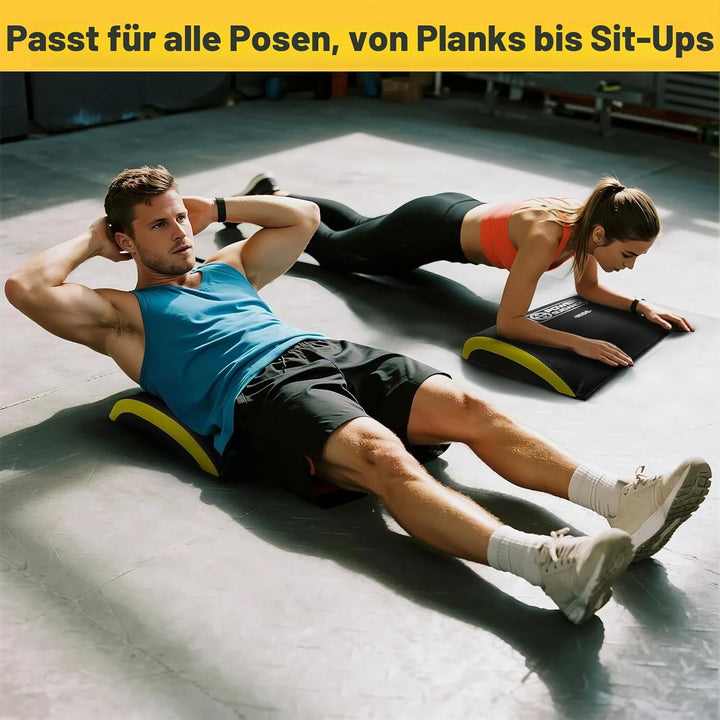 POWER GUIDANCE, Bauchmuskel-Matte，Ab Übung Matte Core Trainer，Sit-Up-Pad Bauch- und Rumpftrainer-Mat