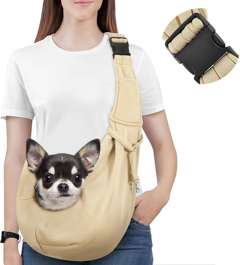 Pawaboo Hundetragetasche, Tragbare Haustier Hundetasche mit Verstellbare Schultergurt,Outdoor Reise