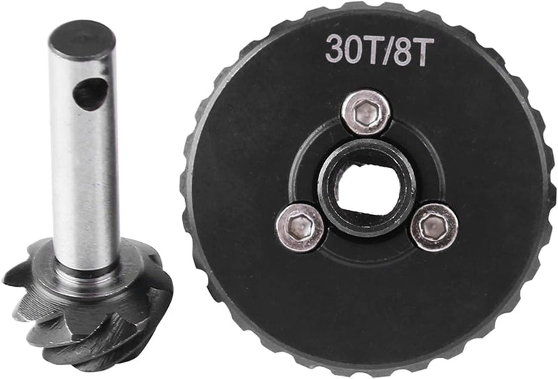 KIMISS Edelstahl Heavy, Gear Set 30T 8T für Axial AR44 Wraith Front Diff Duty Bevel Axial Scx10 Diff