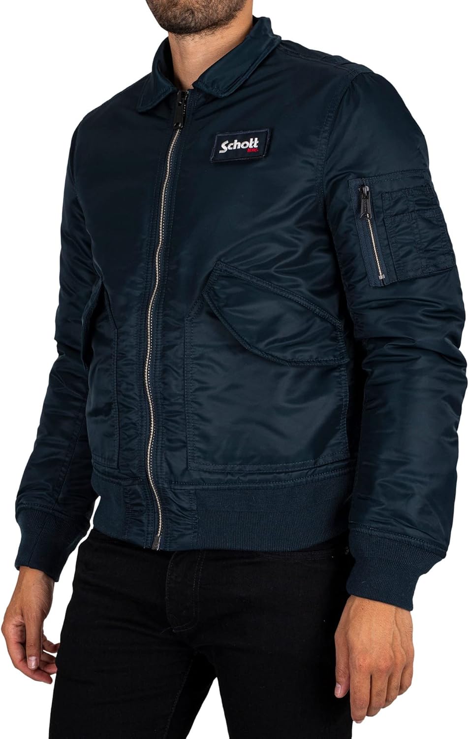 Schott NYC Unisex Bombers XS marine, XS marine