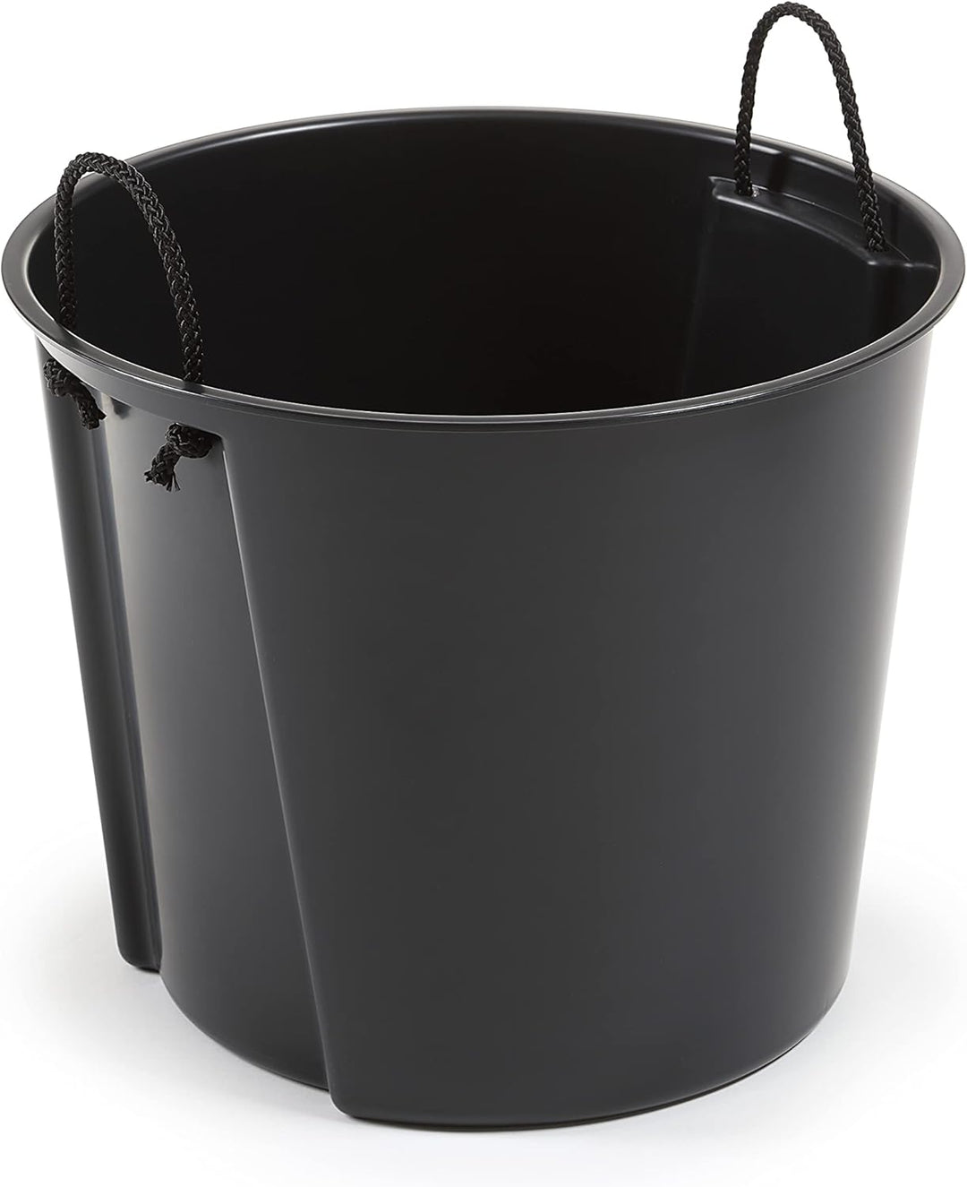 Blumenkübel Slim Rund Blumentopf Pflanzkübel mit Herausnehmbaren Einsatz Dekorativ Grösse XXL Anthra
