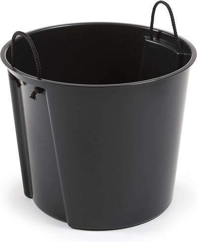 Blumenkübel Slim Rund Blumentopf Pflanzkübel mit Herausnehmbaren Einsatz Dekorativ Grösse XXL Anthra