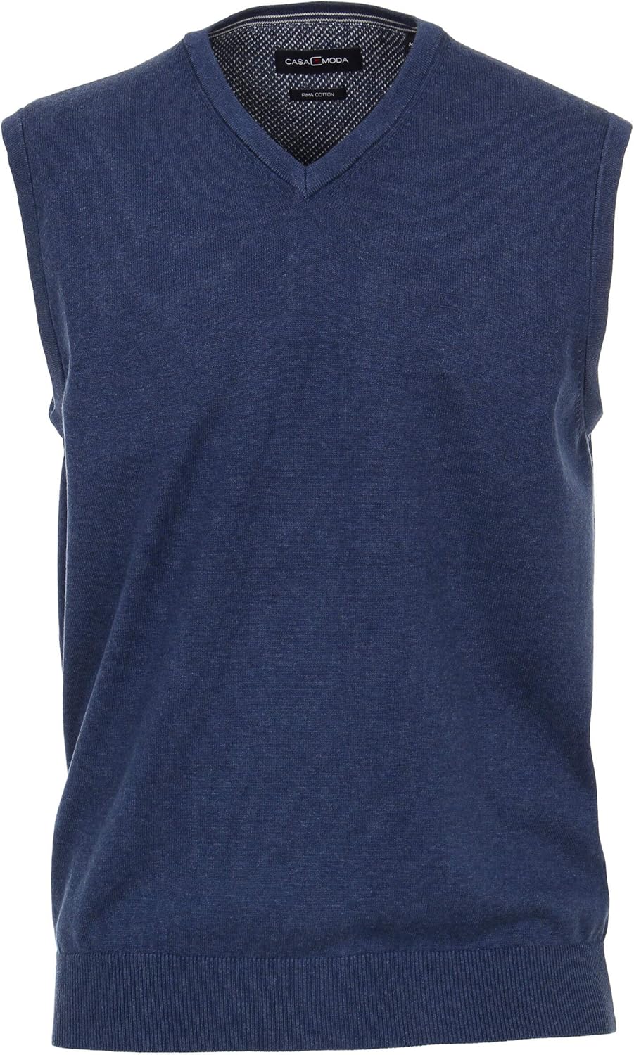 CasaModa Herren Pullunder unifarben 004460 Gerade Schnittführung L Aquadunkelblau, L Aquadunkelblau