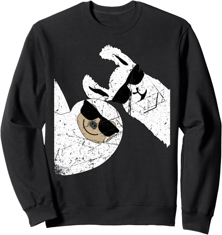Lustiges Lama Alpaka Faultier Sloth Sweatshirt