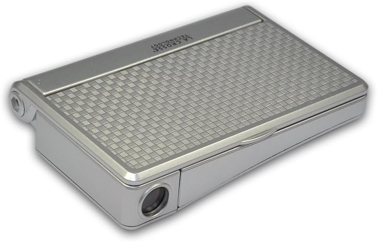 La Crosse Technology WT525 Projektionswecker mit USB-Anschluss, Grau Silber, Silber