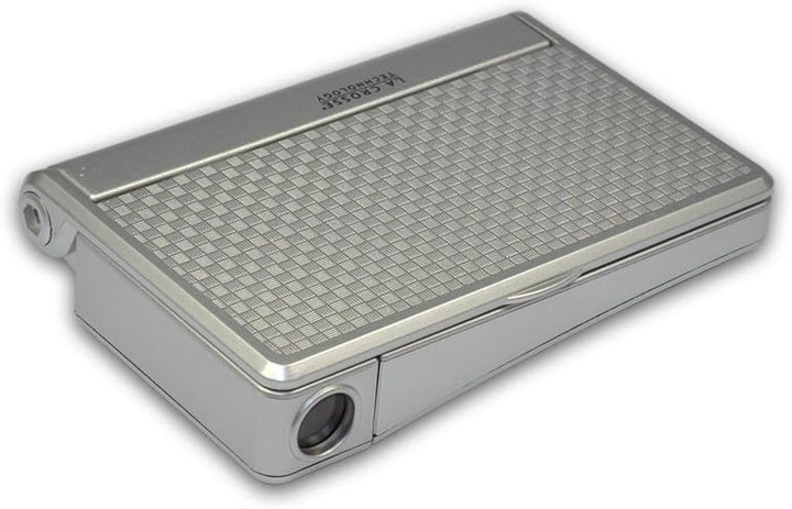 La Crosse Technology WT525 Projektionswecker mit USB-Anschluss, Grau Silber, Silber