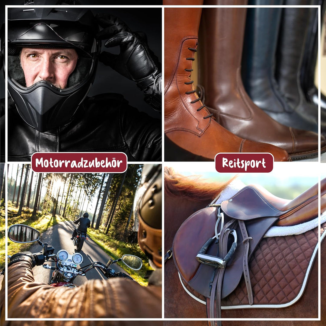 Poliboy - Leder Feuchttücher - perfekte Reinigung für Glatt- und Kunstleder - 10er Pack - 10x20 Tüch