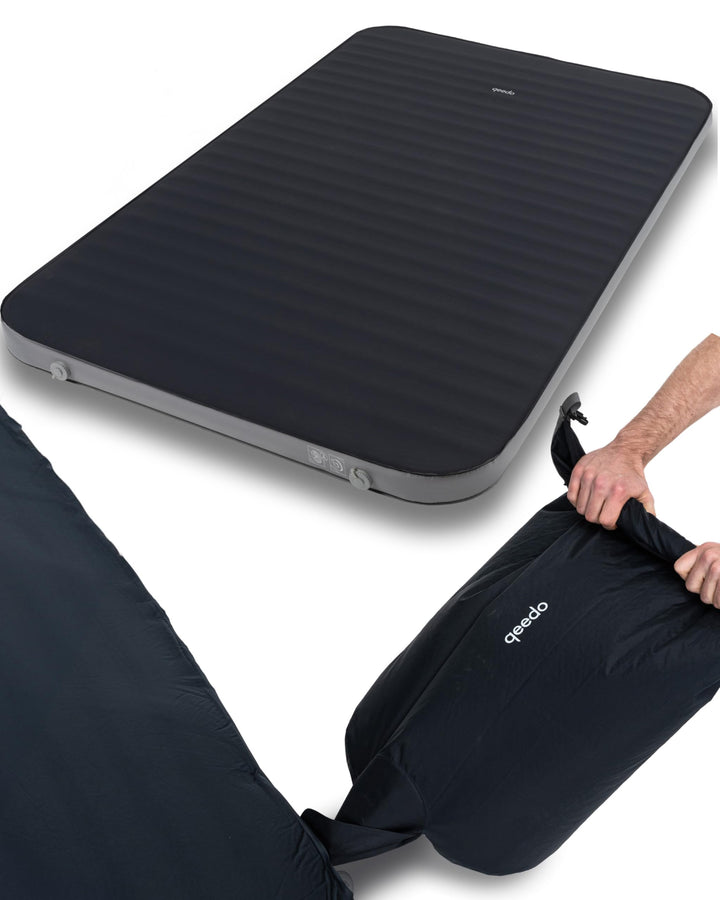 qeedo Cloudmat - Selbstaufblasende Premium Luftmatratze - weiche, Bequeme Isomatte mit Soft Touch Ob