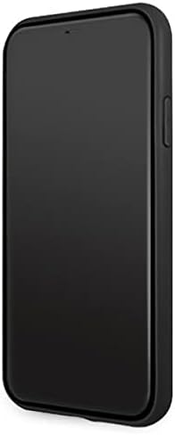 AMG Mercedes AMHCN61GSEBK Hülle für iPhone 11 6,1" schwarz Leather Debossed Lines