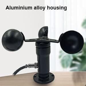 Windgeschwindigkeitssensor 4-20 mA Feuchtigkeitsbeständiger Anemometer mit hochwertigem Luftfahrtkab