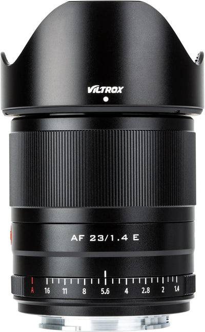 VILTROX AF 23mm F1.4 E-Mount Objektiv,Autofokus APS-C Weitwinkel Festbrennweite Objektiv (52 mm Filt