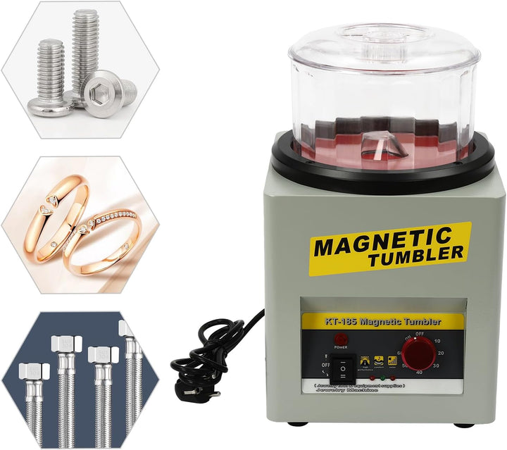 Magnetischer Tumbler, 2000 RPM Schmuck Poliermaschine und Finisher Maschine mit Timing-Funktion, Sch
