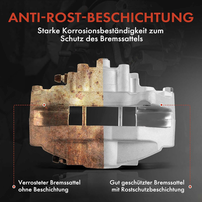 Frankberg Bremssattel Bremszange Hinten Rechts Kompatibel mit 124 C124 W124 1985-1993 190 W201 1982-